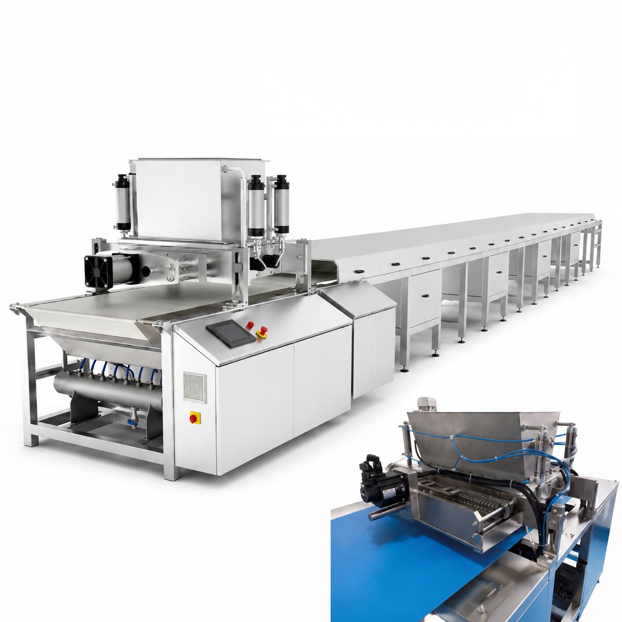 How Does a Chocolate Depositor Machine Improve Chocolate Chip Production Efficiency?