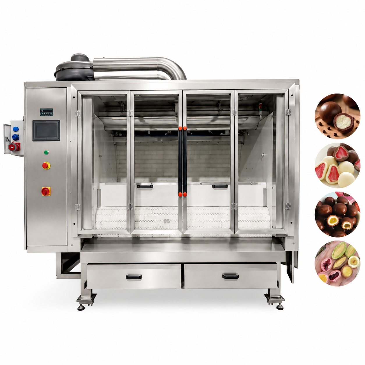 How Does a Belt Coating Machine Improve Chocolate Production Efficiency?